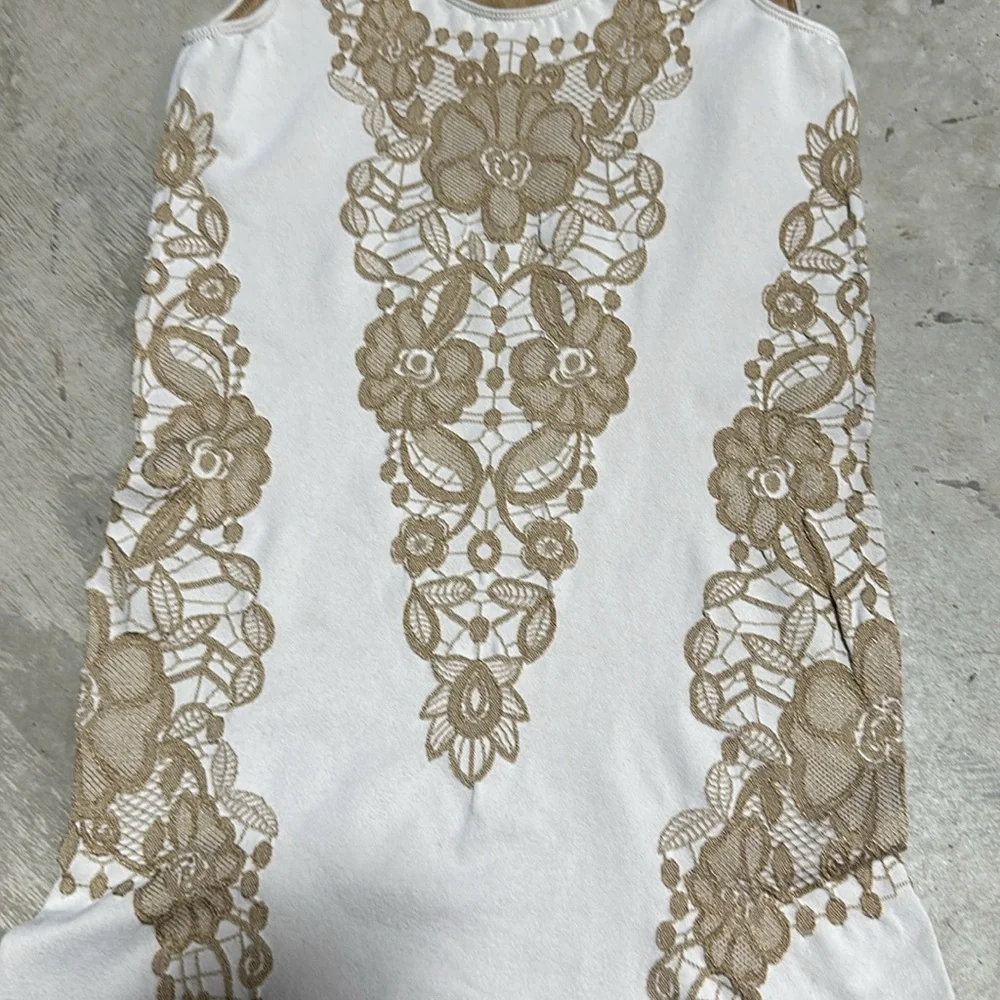 Soho Girls |‎ Tops | Gold and Tan Tank Top / OS fits all - Picture 3 of 7